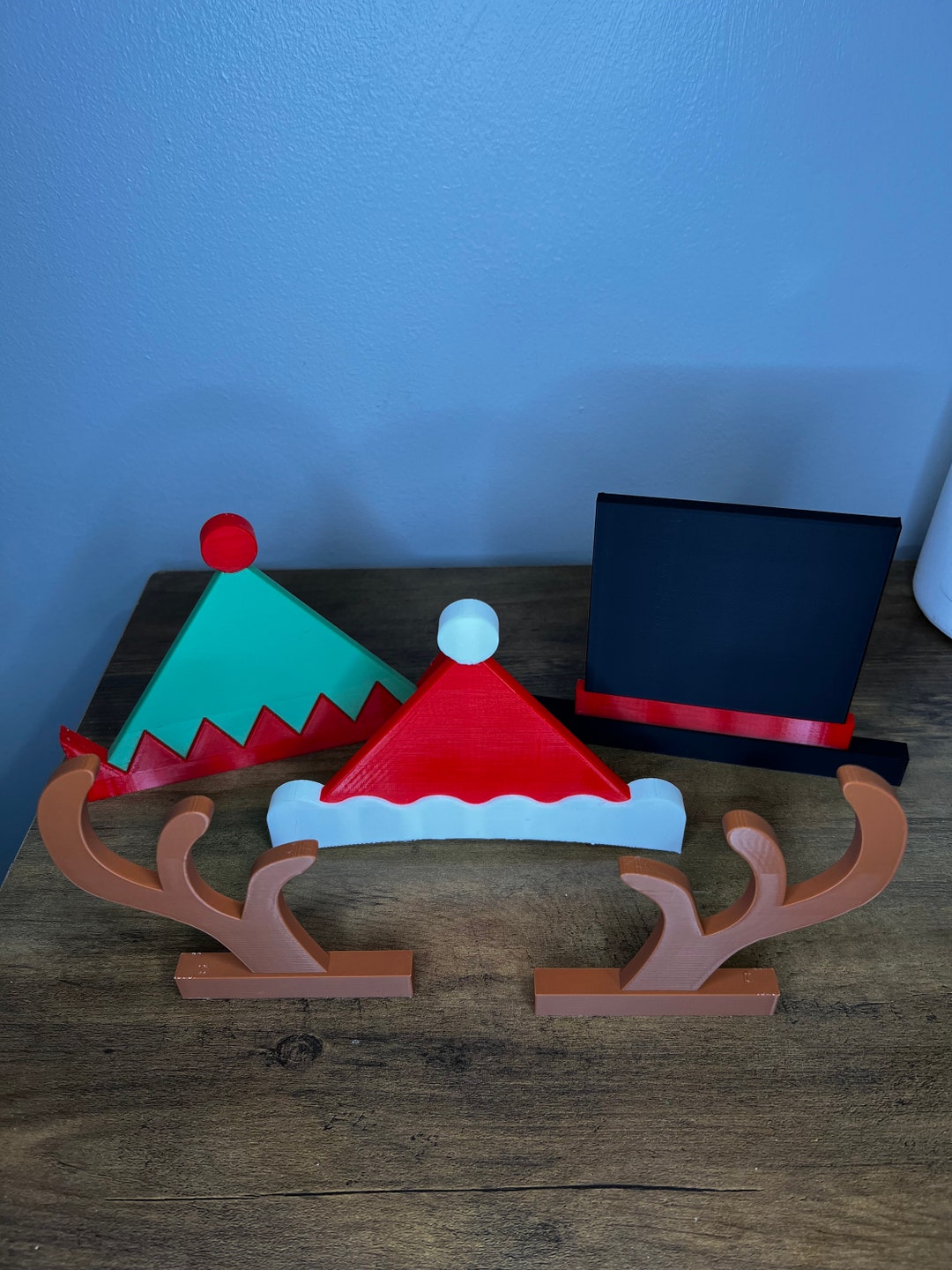 Festive Door Frame and Picture Frame Holiday Decor Set