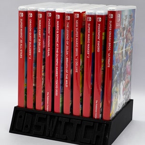 Organize Your Gaming Collection with Our 3D Printed Nintendo Gamecase Holder - Keep Your Games Safe and Accessible Anytime, Anywhere!