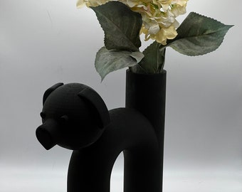 Pawsitively Charming Dog Shaped Vase