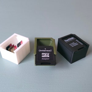 Portatarjetas mini SD, estuche para tarjetas de memoria, caja para tarjetas SD