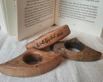 Reading aid, book holder wood - handmade, customizable