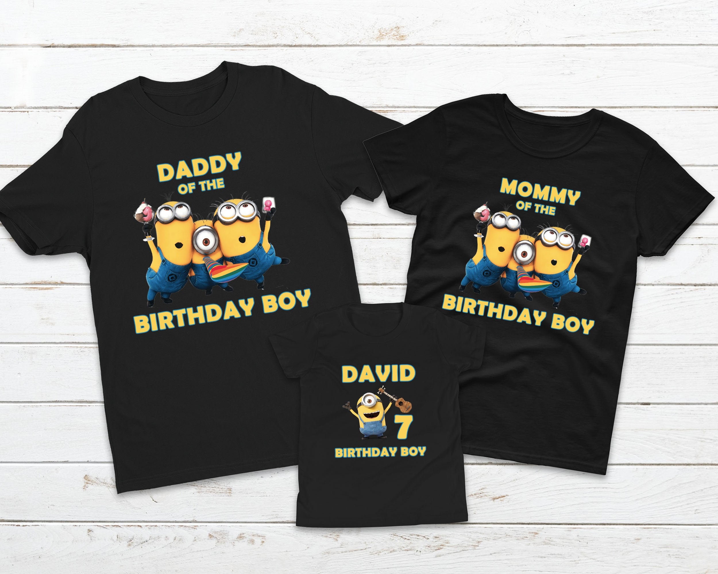 Minions Birthday Shirts Custom Family 