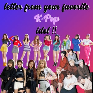 cartas dos seus ídolos favoritos do k-pop!! ((**NÃO feito por IA**))