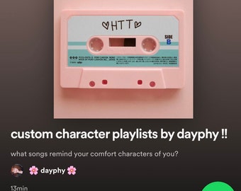 custom character playlist !!