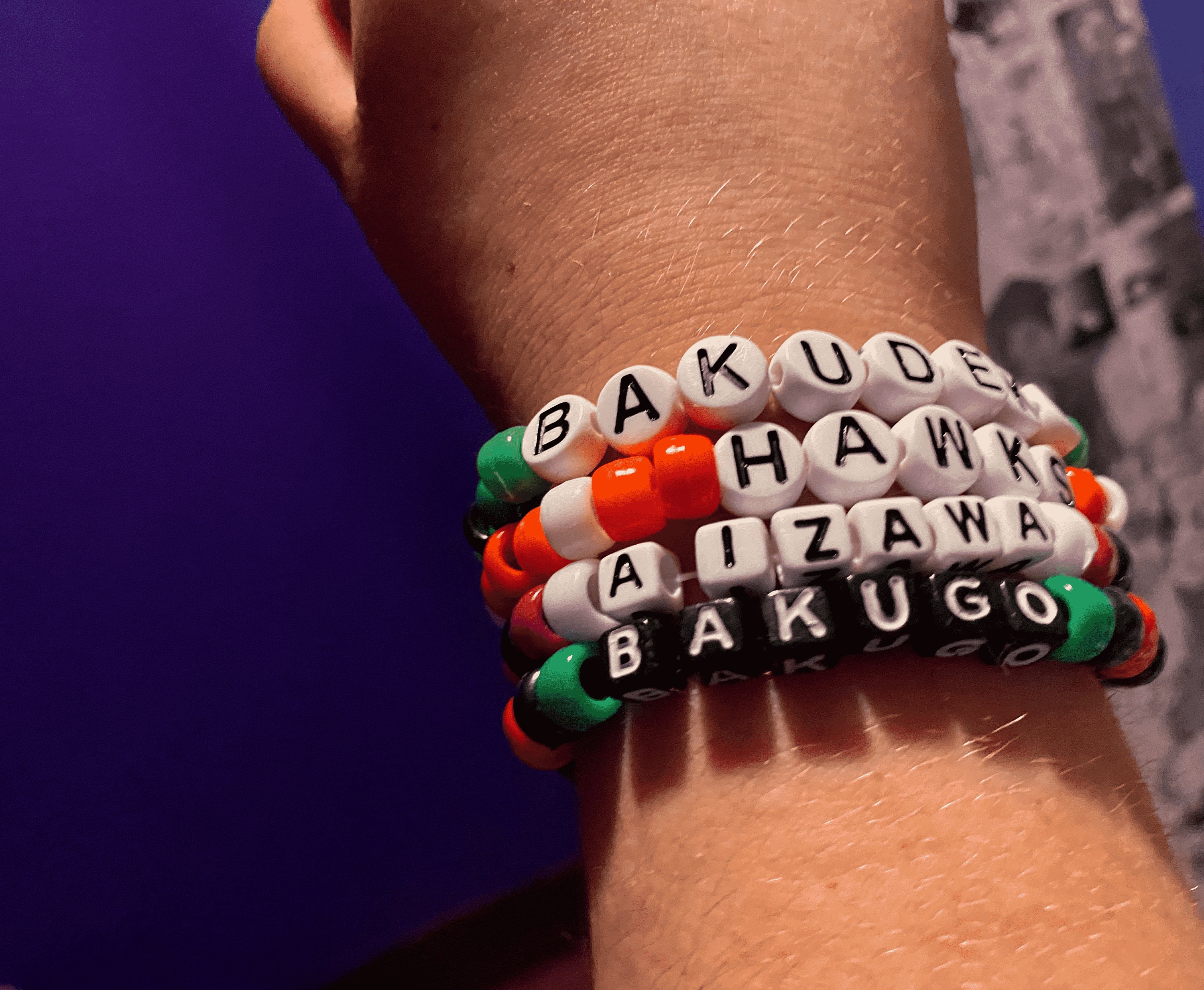 Anime Bracelets, Fandom Bracelets, Weeb Kandi