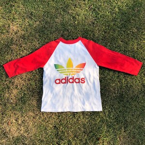 Adidas Trefoil Rainbow Thin T Shirt 