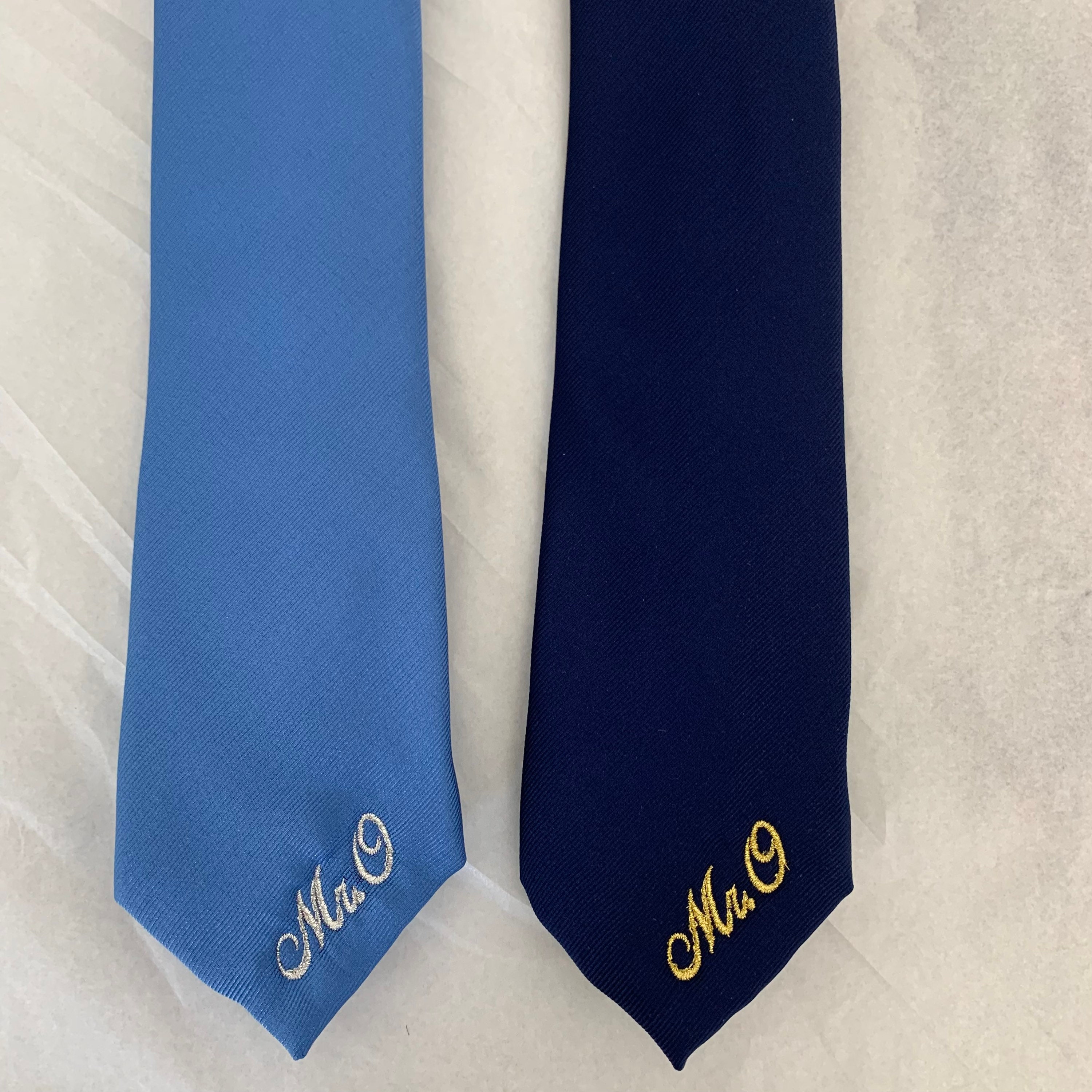Personalised embroidered ties suits accessories custom tie Etsy