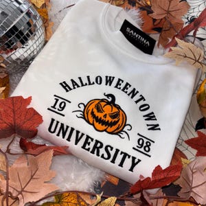 thumbnail image 2 of Gildan Men's Halloween Hoodie – Jack O' Lantern Pumpkin Sweatshirt, Long Sleeve 2 of 2