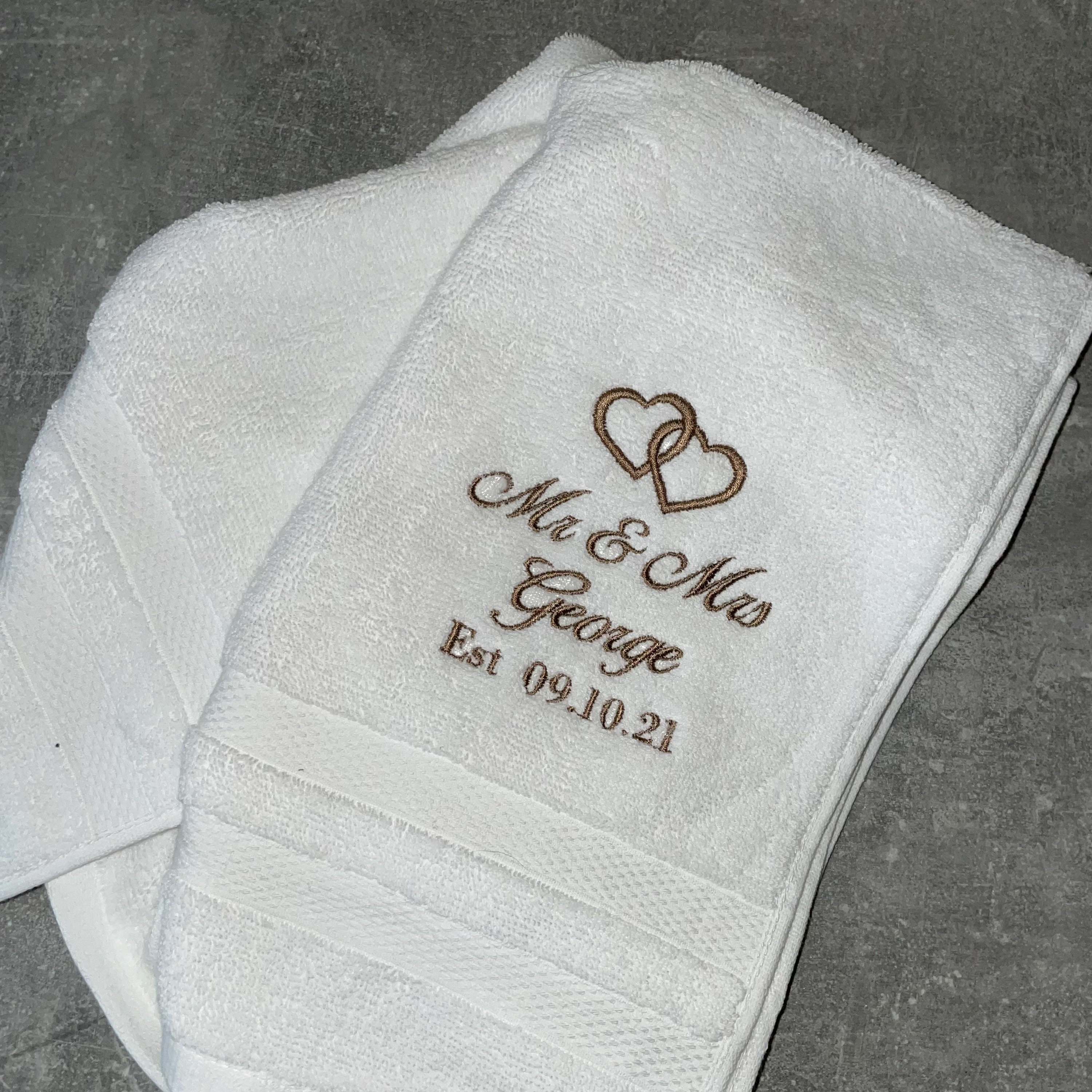 Hand towel Personalized Embroidery Design (Limited Edition)