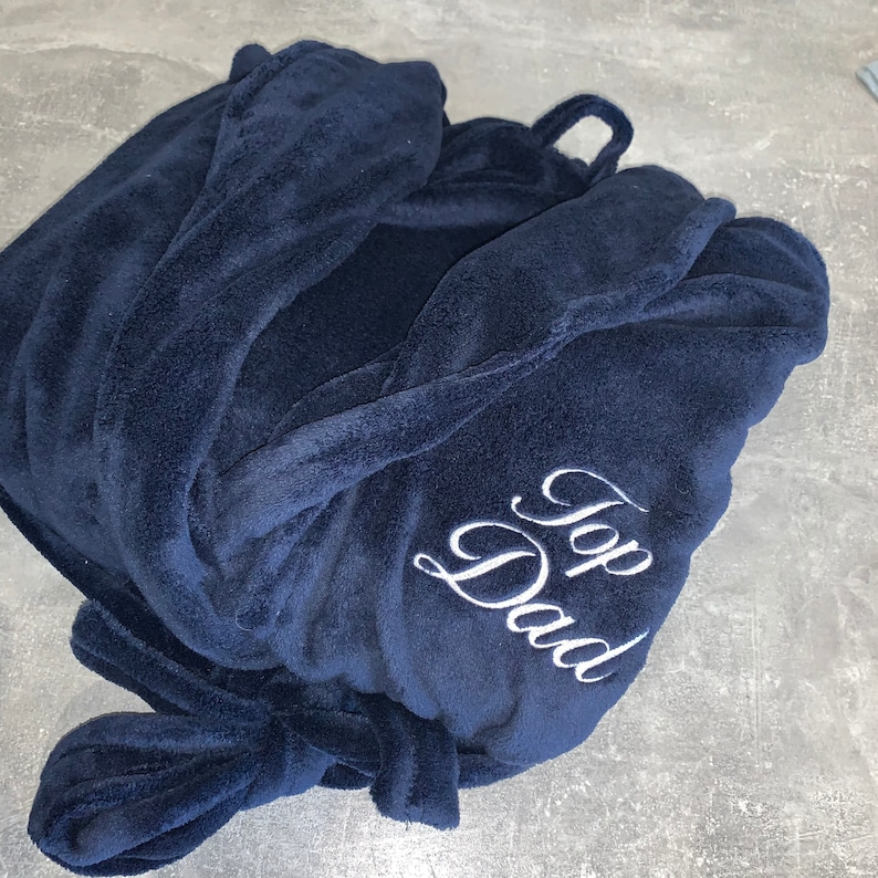 Personalised Custom Embroidered Luxury Adults Bathrobe Etsy UK