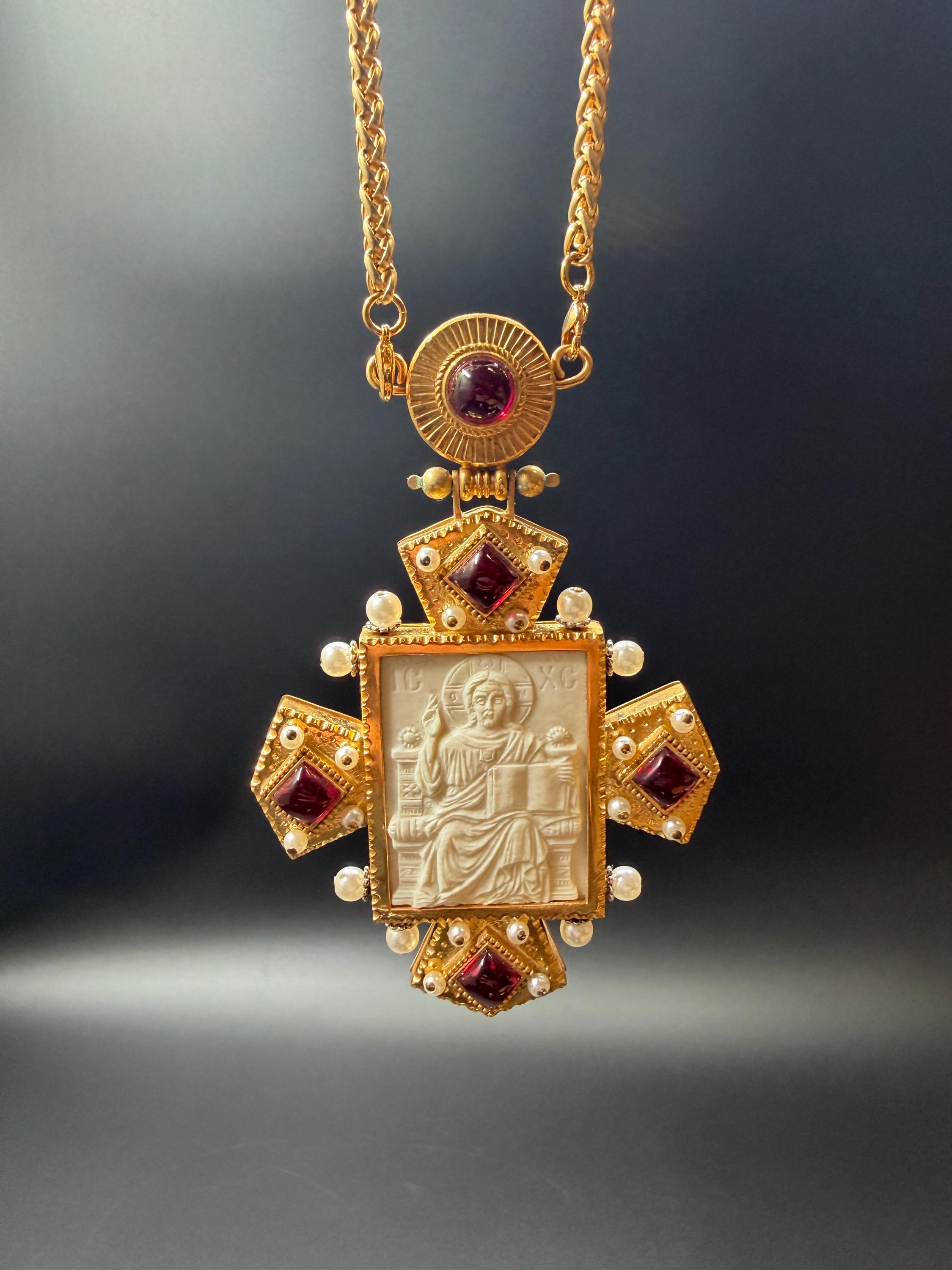 Handmade Pectoral Cross, Silver 925, Byzantine Cross, Orthothox Cross ...