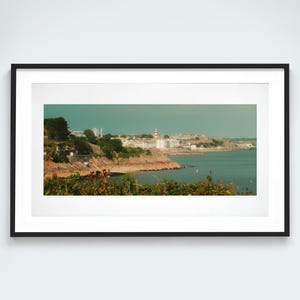 Plymouth Hoe Print, Smeaton's Tower Photography, Plymouth Sound Wall Art, Devon Coastal Print, Seaside Landscape Poster, Plymouth Gift