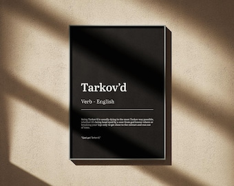 Tarkov'd Definition Print: EFT Gaming Art (A4/A3)