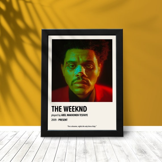 The Weeknd Poster, the Weeknd Album Art, Starboy, the Weeknd Cover Art,  After Hours A4 & 7x5in Available, Print Only, No Frame. 