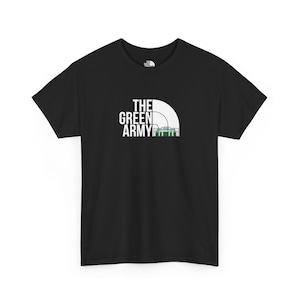 The Green Army tee shirt, Plymouth Argyle, PAFC (black)