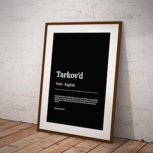 Tarkov'd definition print, EFT, Gaming print, A4, A3 PRINT ONLY
