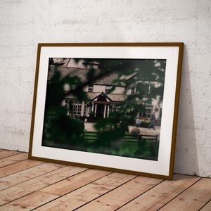Two Bridges Hotel Print – Dartmoor Photography, Devon Countryside Wall Art, English Heritage Fine Art Photo, Rustic Lodge Decor