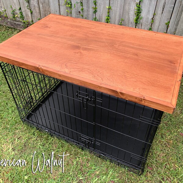 Dog Crate Topper Wood Etsy