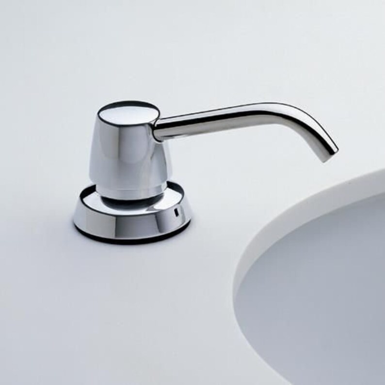 Counter Foaming Soap Dispenser 17cm Long Spout Chrome Etsy