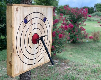 Medium 4-Ring Hanging Axe and Knife Throwing Target (FREE SHIPPING)