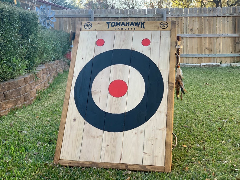 Tomahawk Axe Throwing Board Foldable and Shippable Outdoor Etsy