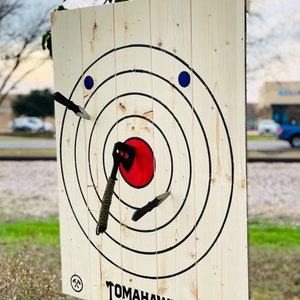 Large 4-ring Hanging Axe and Knife Throwing Target (FREE SHIPPING)