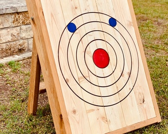 4-Ring Tomahawk Target Axe and Knife Throwing Target - Foldable lawn game (FREE SHIPPING)