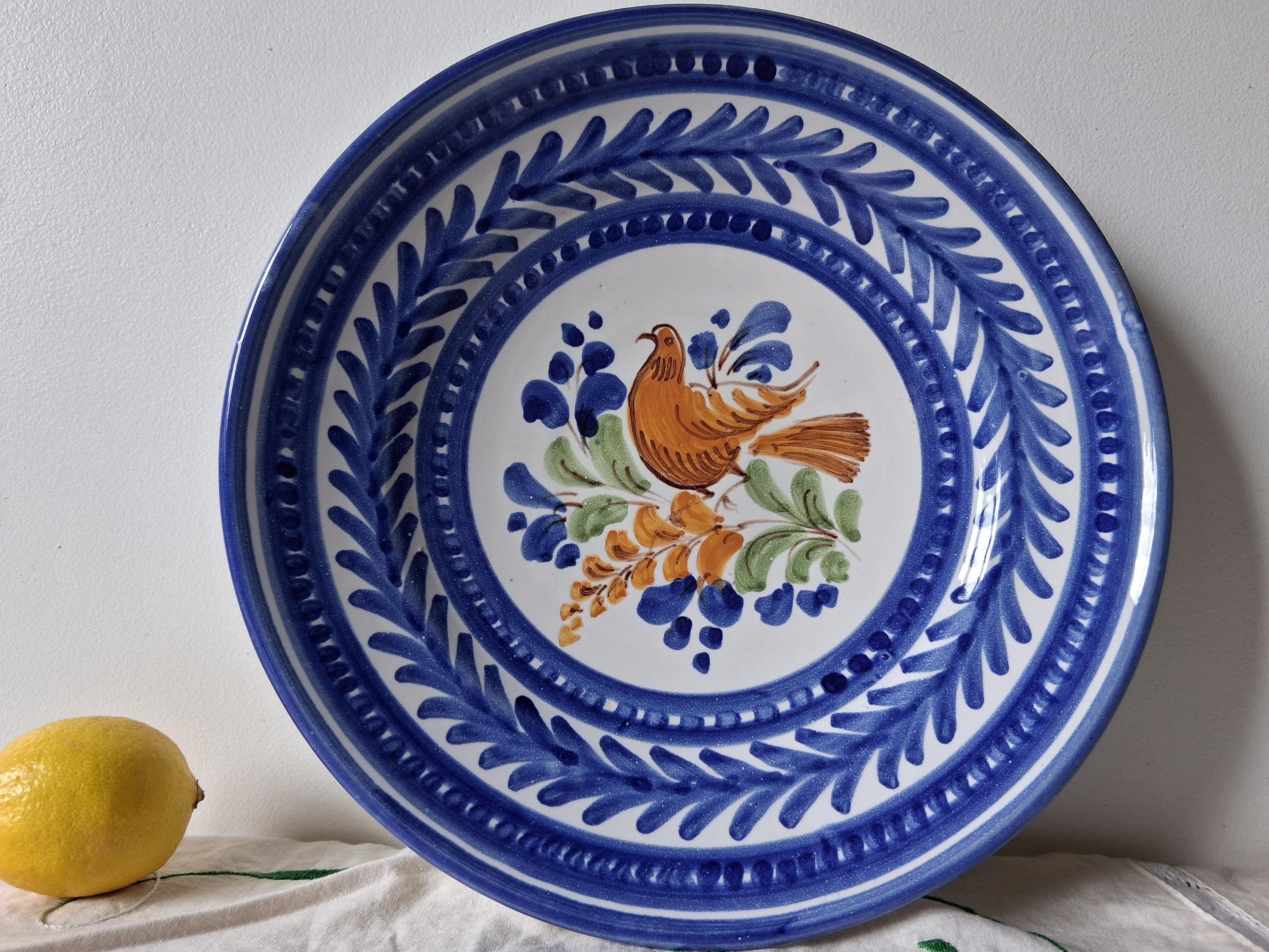 Talavera 陶器 装飾皿 スペイン製アンティーク皿 【公式通販】