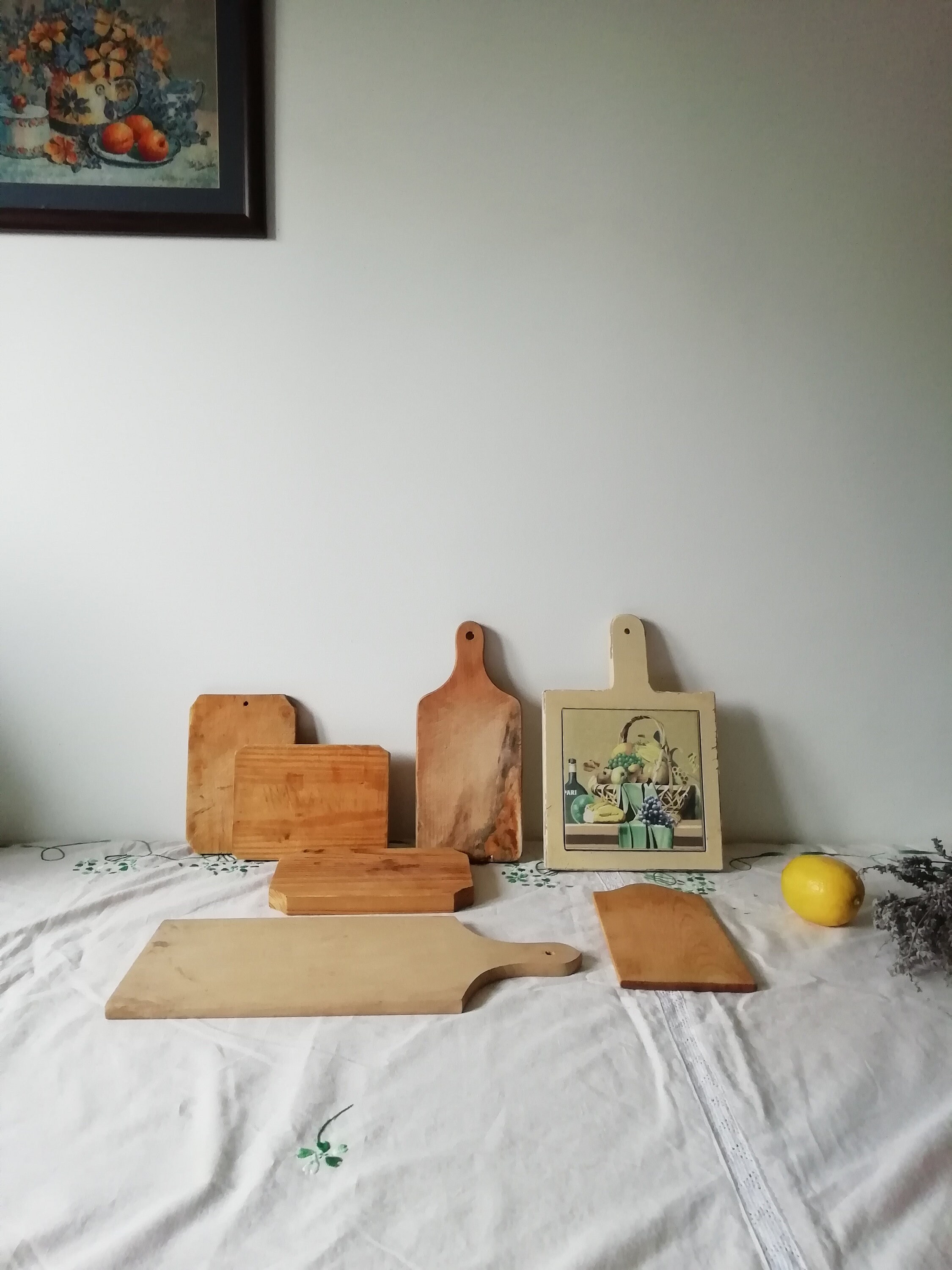 Vassoio in Legno per aperitivo con Manici in Canapa Tagliere per servire Finger Food antipasti quadrato