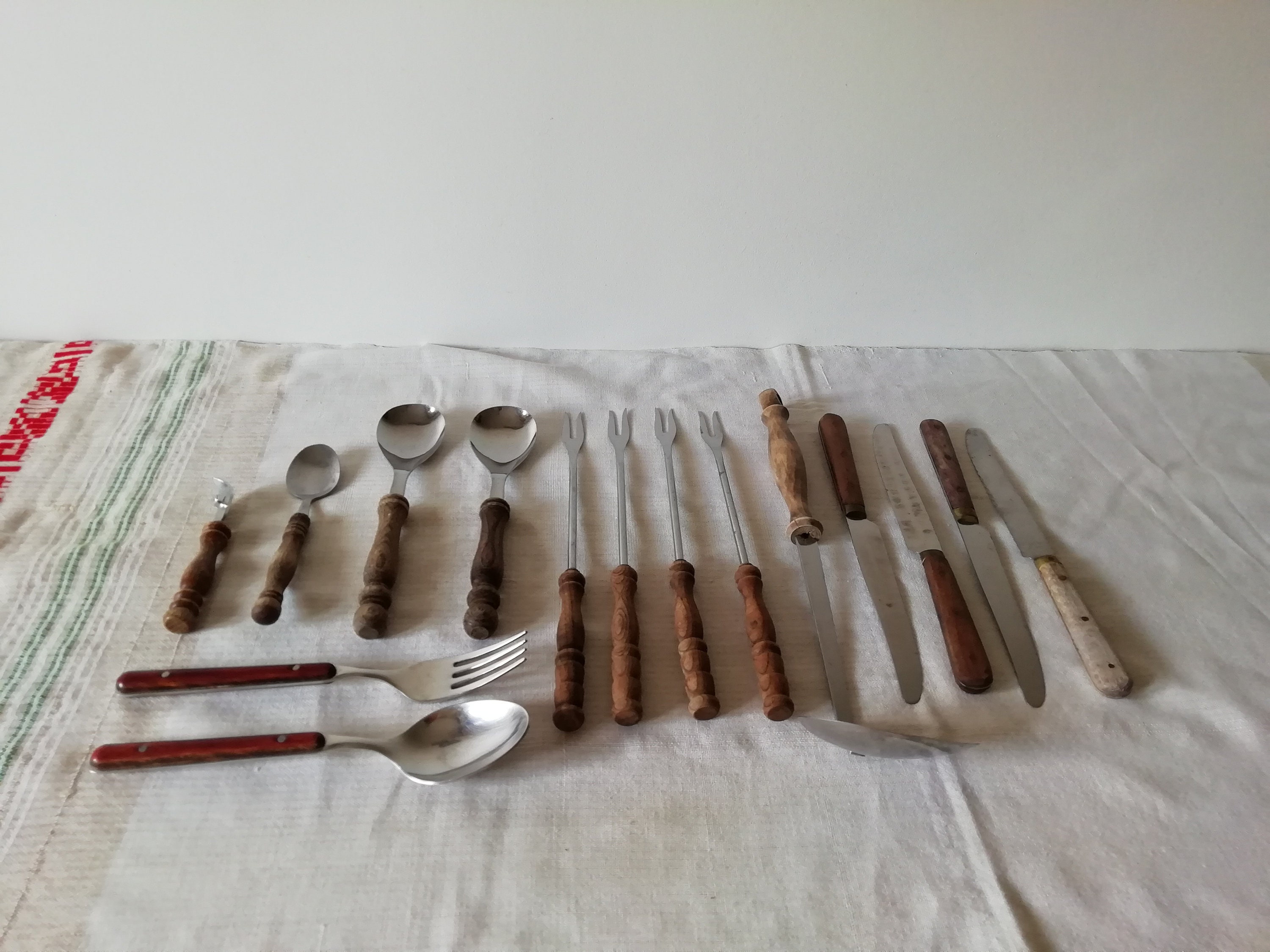Cutlery set vintage wood - Etsy 日本 Cutlery set vintage wood - Etsy 日本