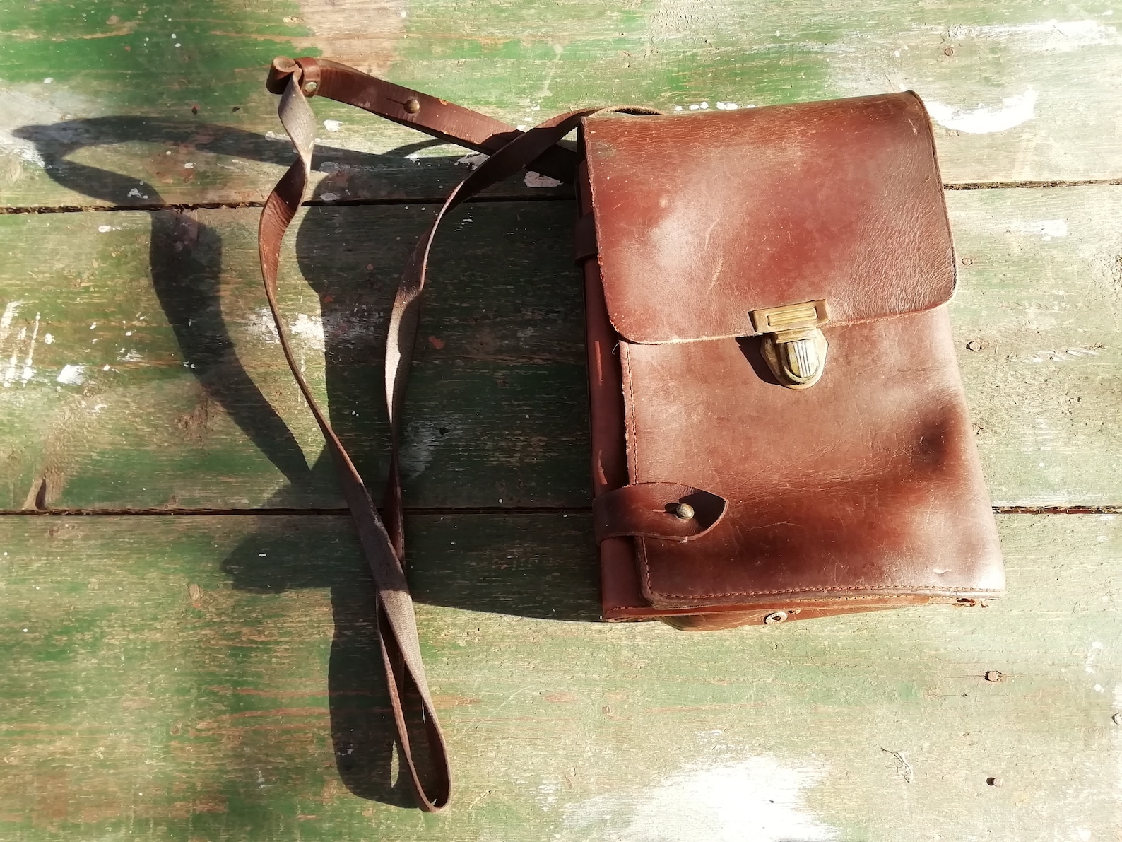 Romanian Military Map Bag Leather Shoulder Retro Bag Vintage Etsy