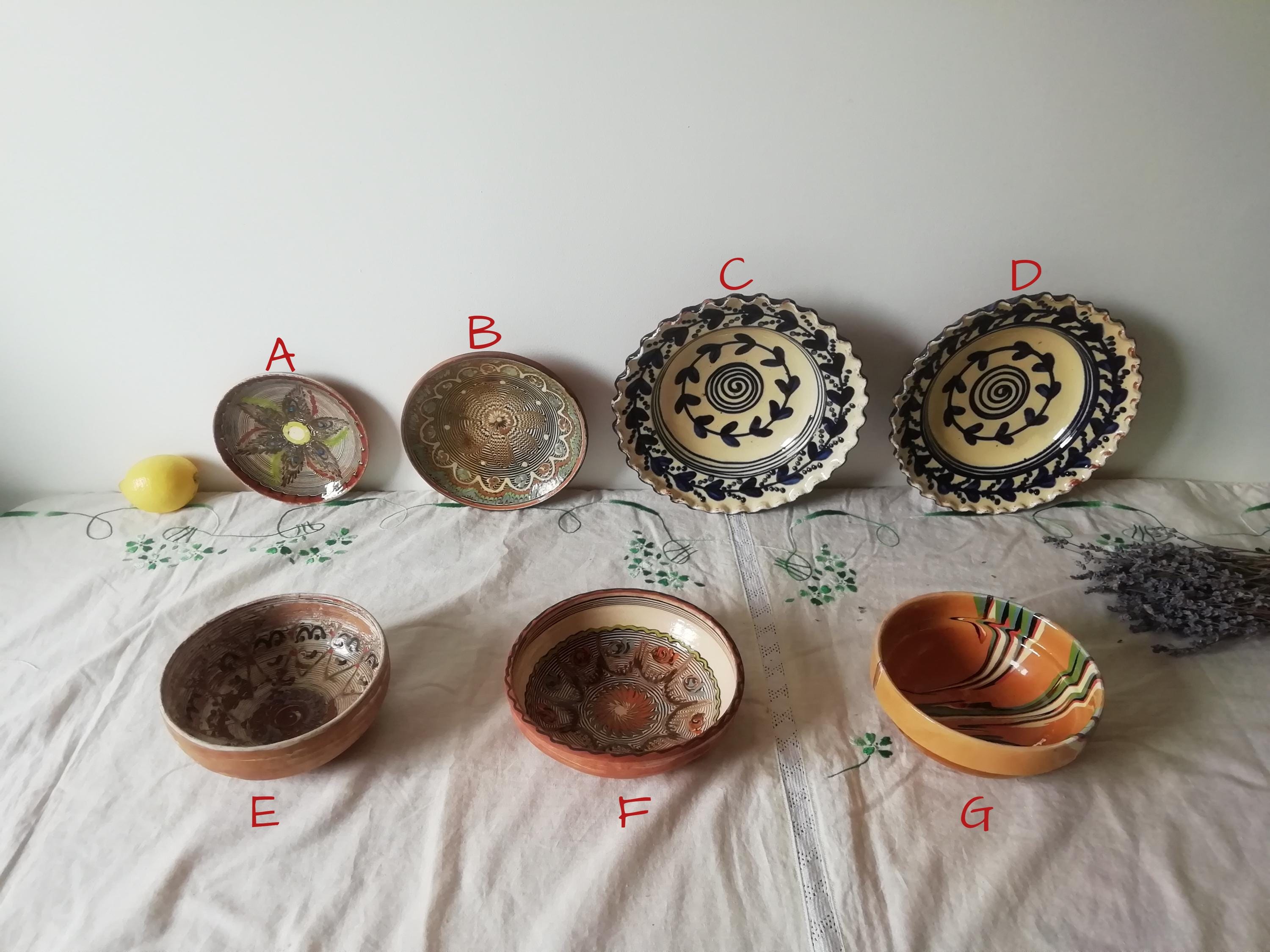 ボール皿　ルーマニア製 Horezu ceramics - Etsy 日本