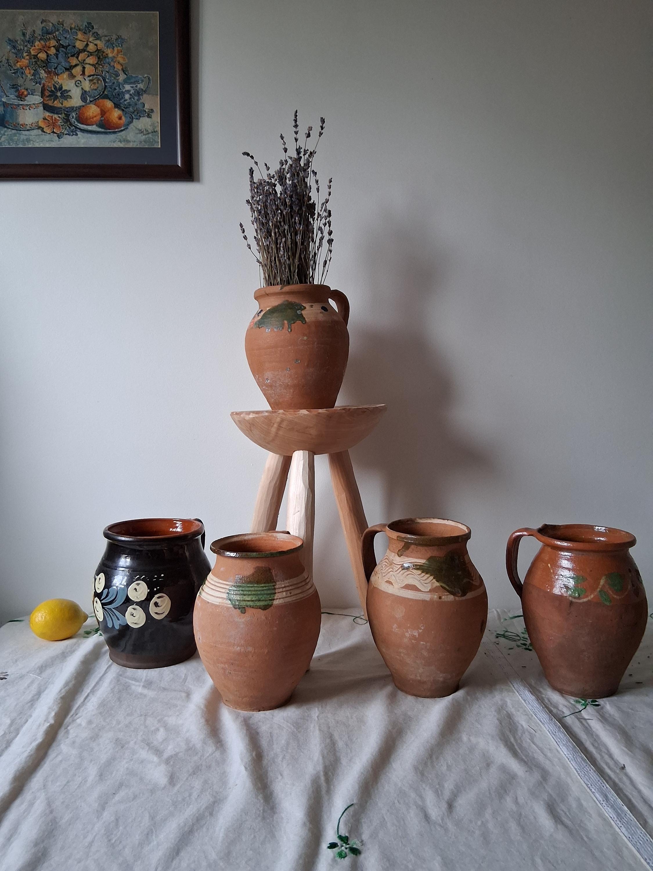 Raw terracotta pot - Etsy 日本