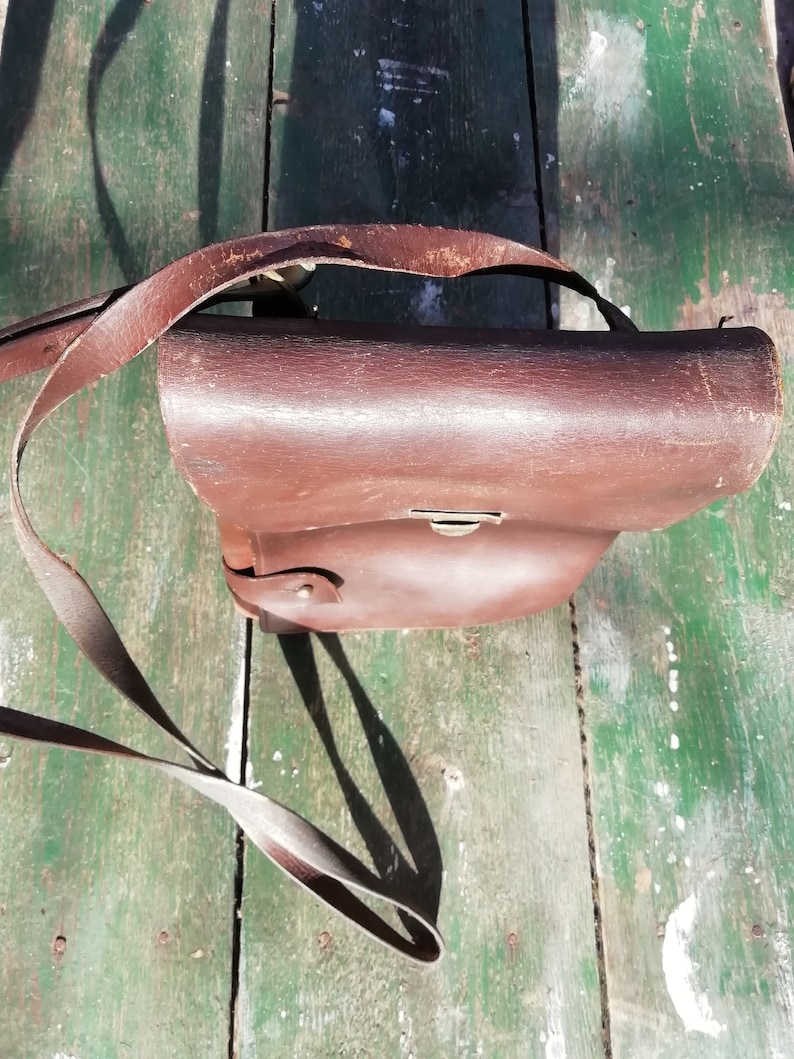 Romanian Military Map Bag Leather Shoulder Retro Bag Vintage Etsy