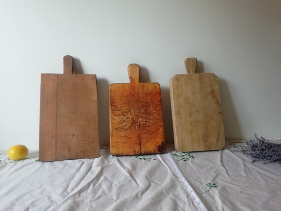 フランスアンティーク木製カッティングボード/ブレッドボードまな板(88