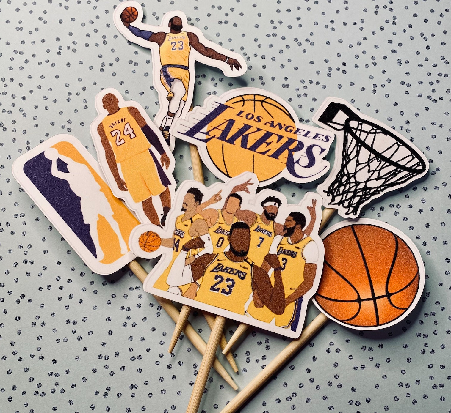 LA Lakers Theme 1st - Jericho Balloon Art & Decorations