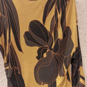 DRIES VAN NOTEN Floral Print Pale Yellow Top size Extra Small authentic New image 4