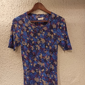 DRIES VAN NOTEN Floral Printed scoop neck t-shirt  size Extra Small authentic New !!