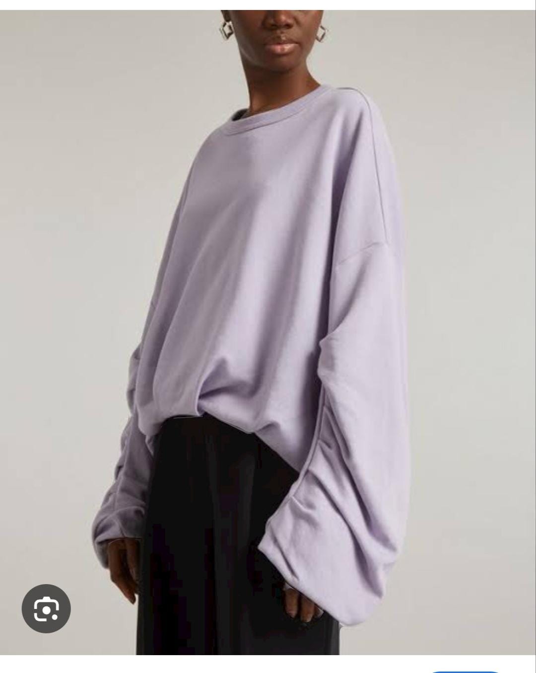 DRIES VAN NOTEN Draped Sweatshirt in Lilac Size Small - Etsy