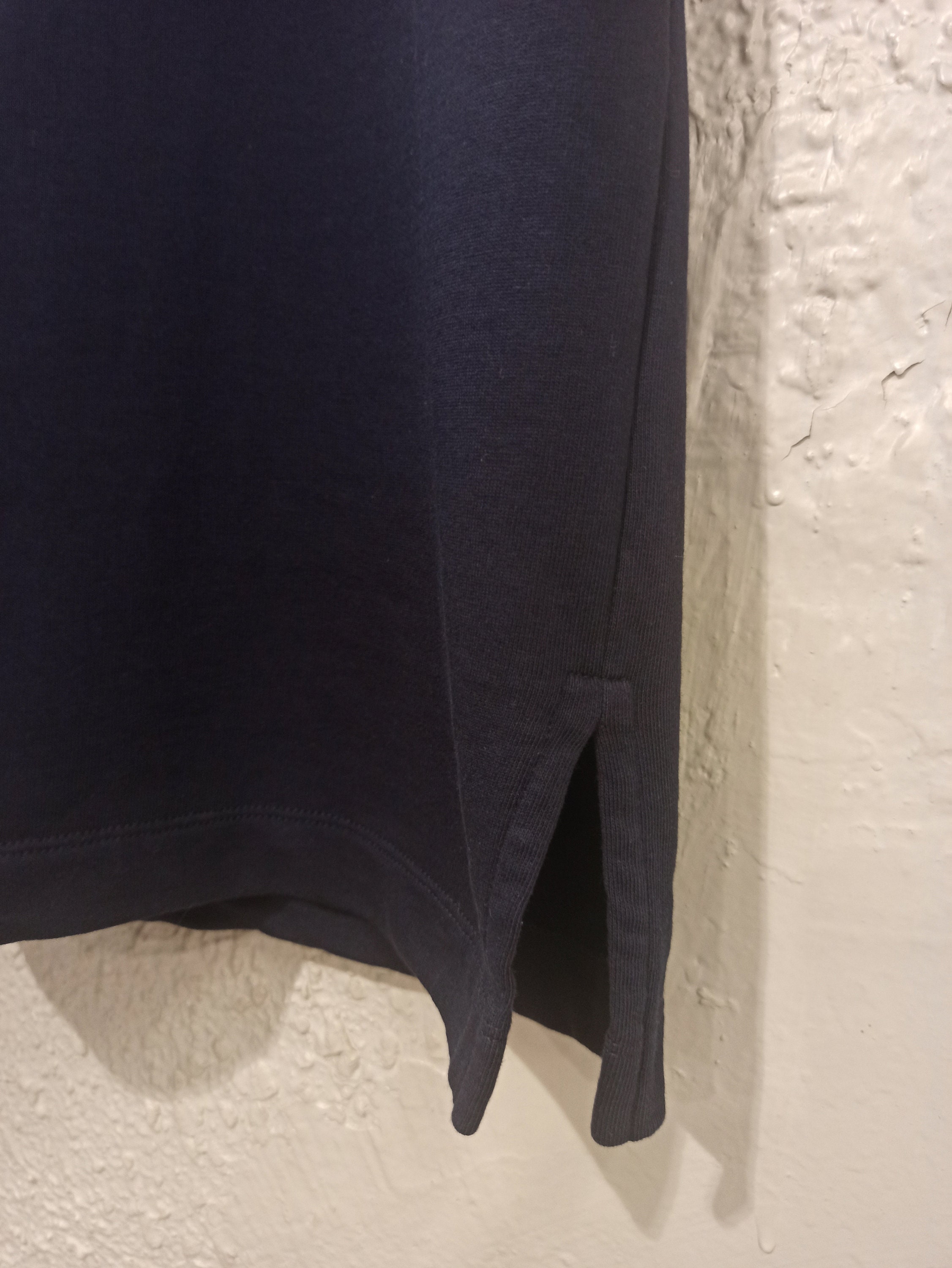 DRIES VAN NOTEN フロントビーズポケットセーターTシャツ ネイビー 