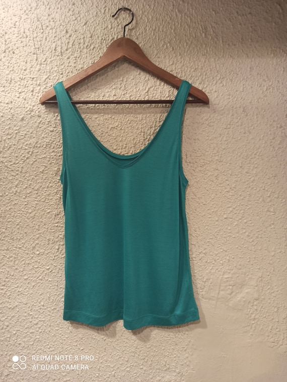 Top Débardeur Femme Dries Van Noten - Taille L, Vert Bordeaux Rayé - Neuf Avec Étiquettes