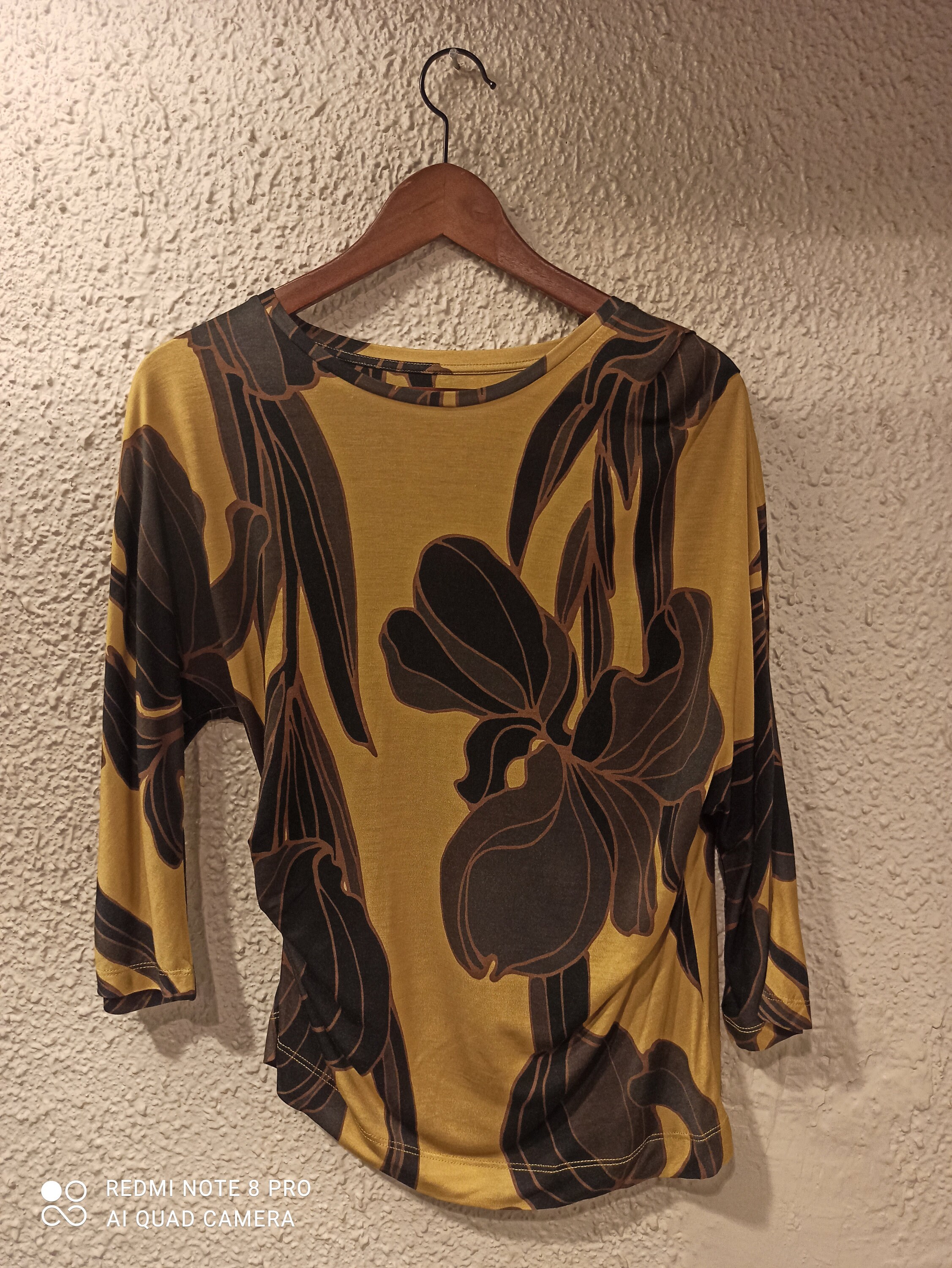 Dries van noten top yellow striped turtleneck