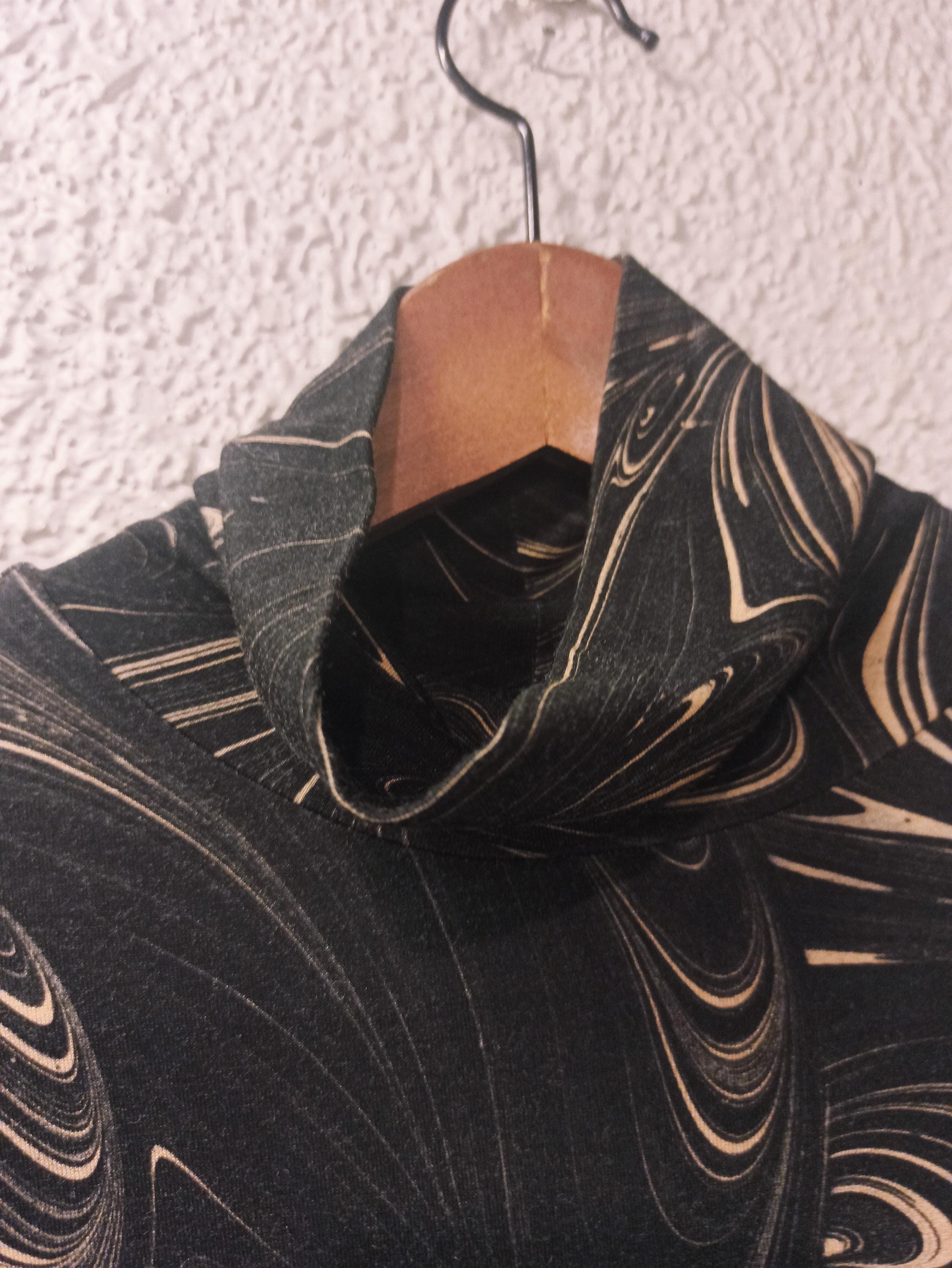 DRIES VAN NOTEN Abstract Printed Turtleneck Jersey Top