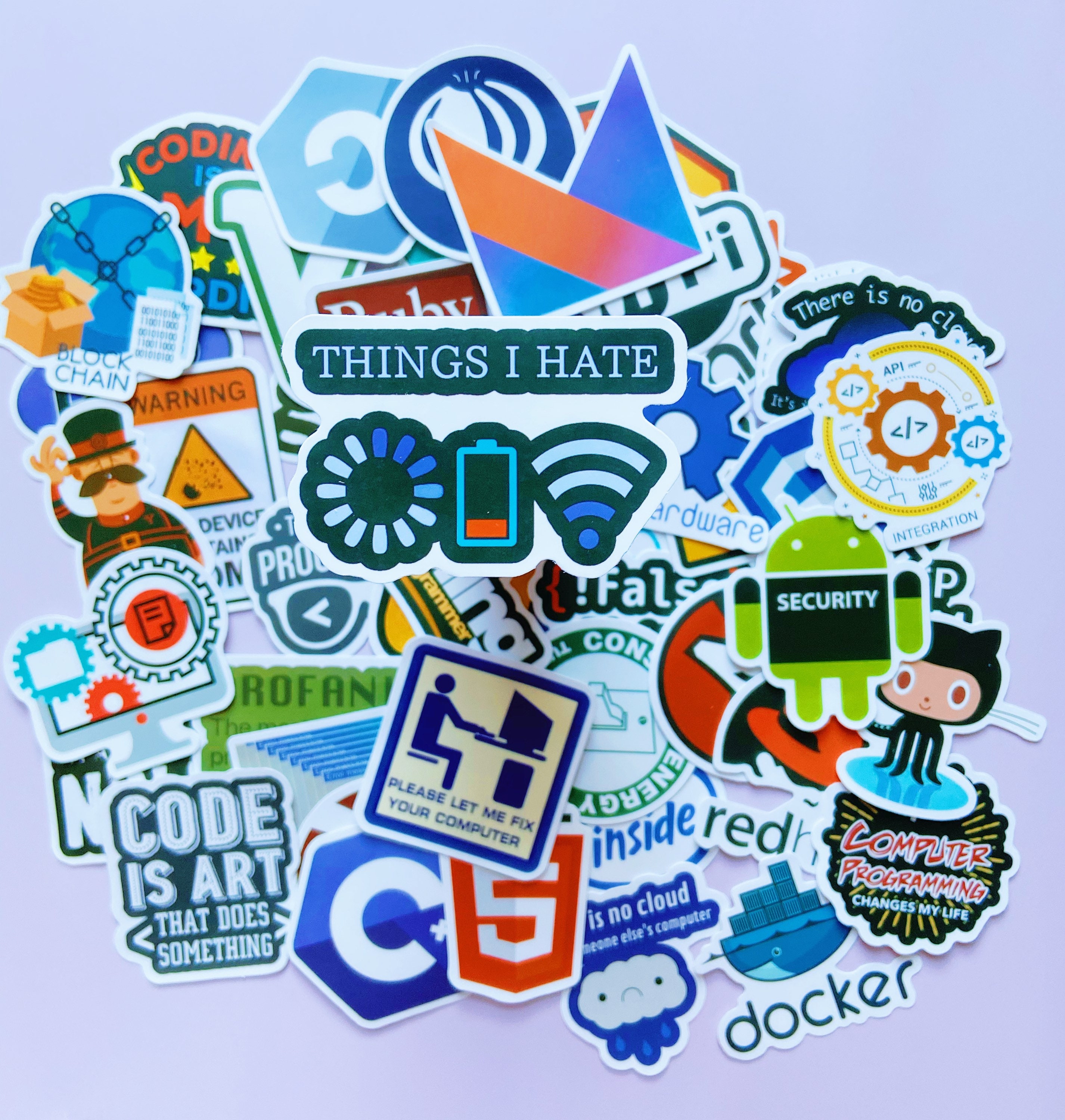 Programming Sticker Pack-coding Stickers-waterproof - Etsy UK