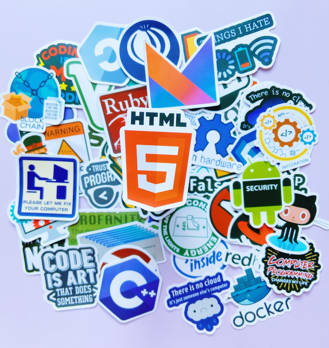 Programming Sticker Pack-Coding Stickers-Waterproof | Etsy