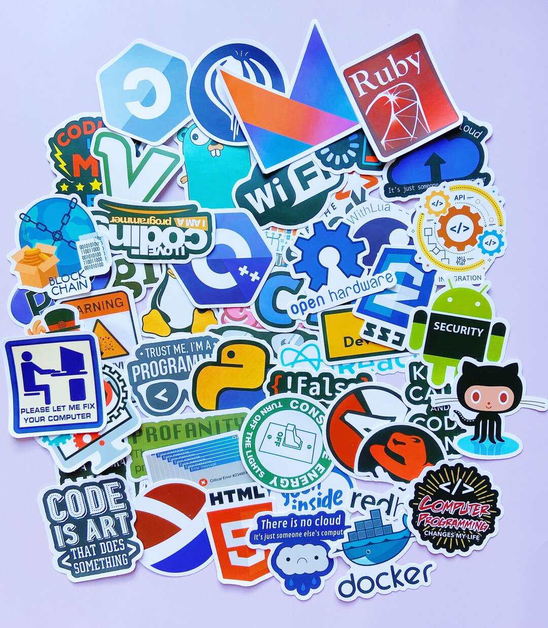 Programming Sticker Pack-coding Stickers-waterproof - Etsy UK