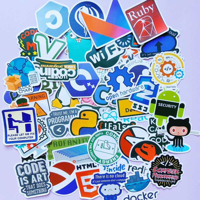 Developer Stickers - Etsy