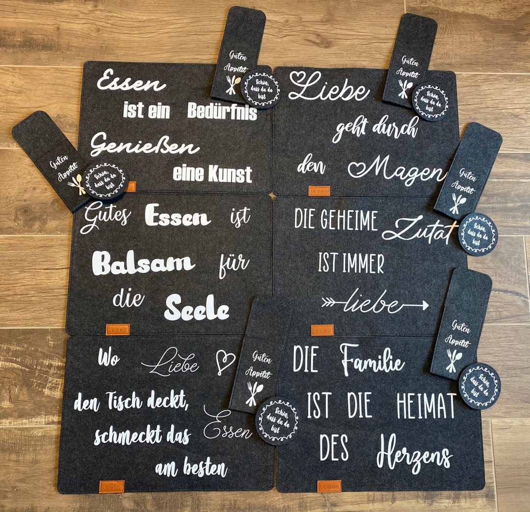 Individual and Personal Placemats Etsy