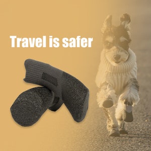 Pet supplies, dog shoes, dog socks,dog paw protection, antifreeze snow boots, winter dog shoes, keep dirty and do not fall off image 8