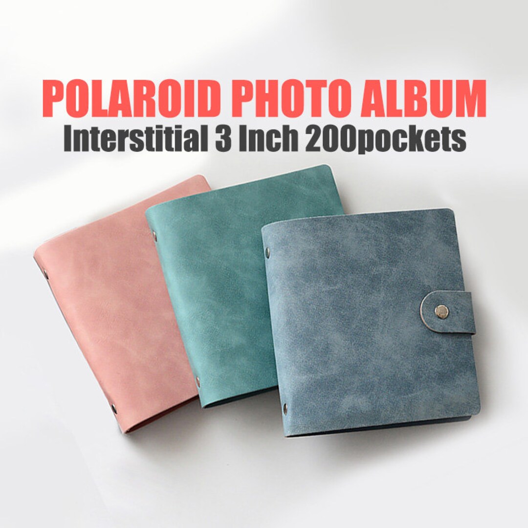  288 Pockets Photo Album for Fujifilm Instax Mini Camera, 3 Inch  Polaroid Album Book PU Leather Photo Album for Mini 12 11 Instant Camera  (Pink) : Everything Else